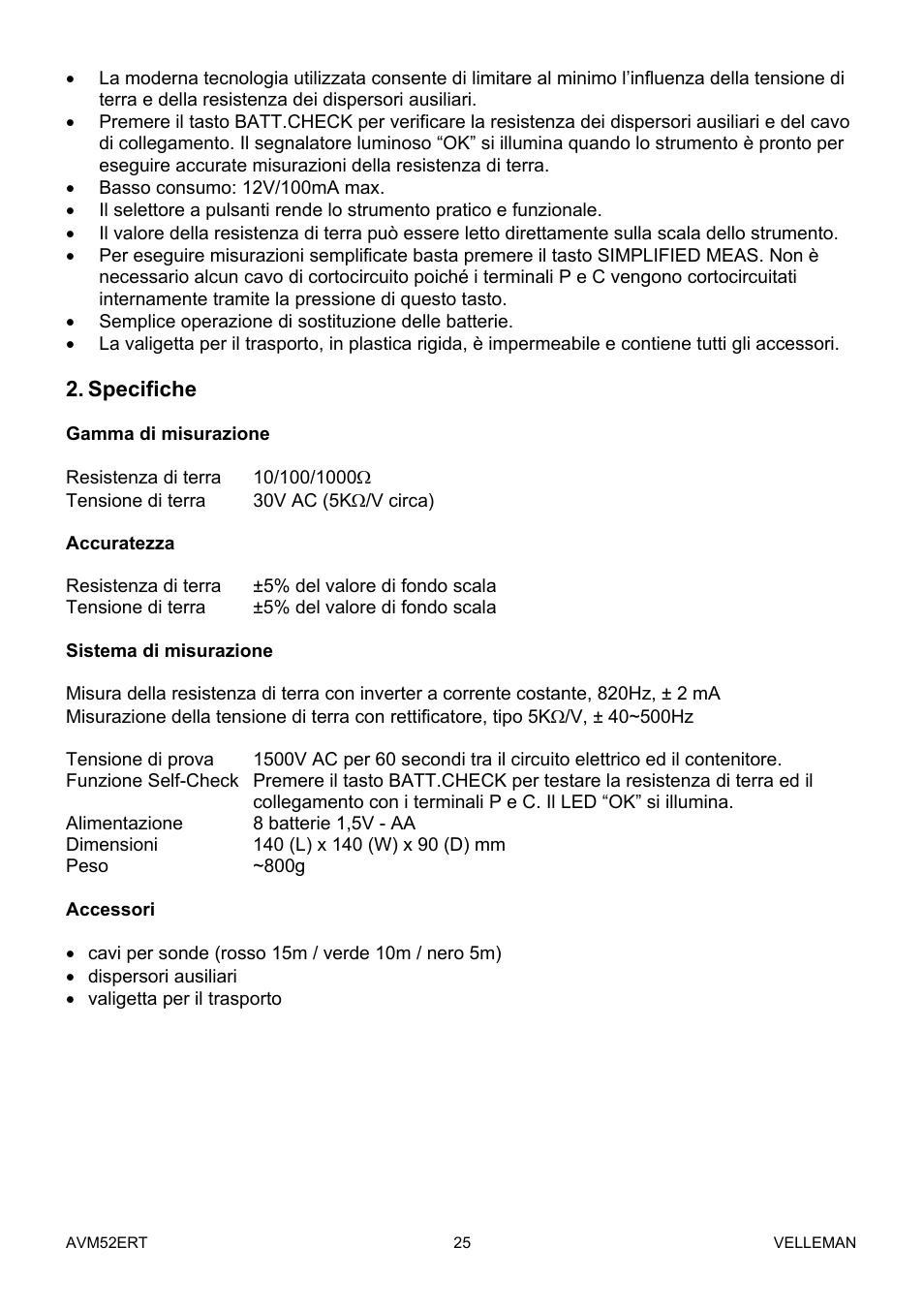 Velleman AVM52ERT User Manual | Page 25 / 39