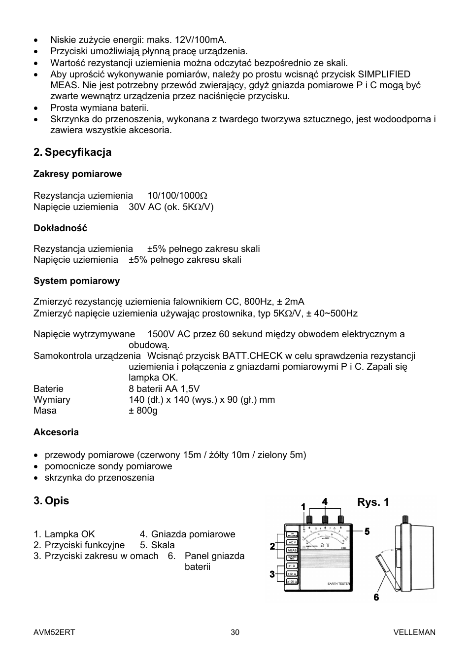 Velleman AVM52ERT User Manual | Page 30 / 39