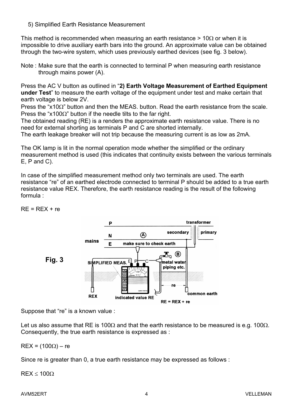Velleman AVM52ERT User Manual | Page 4 / 39