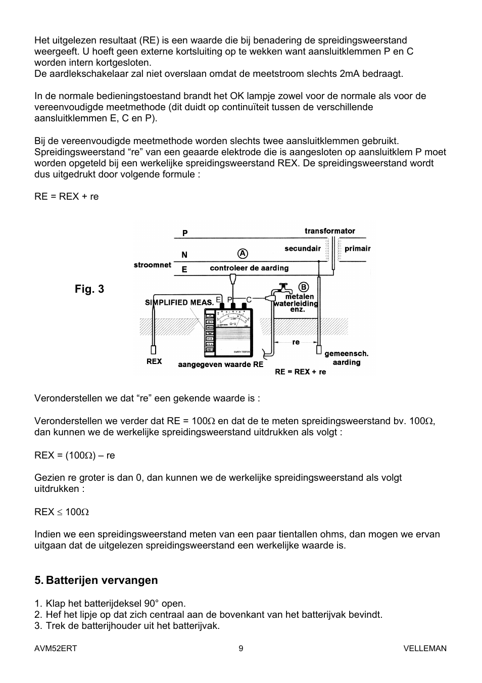 Velleman AVM52ERT User Manual | Page 9 / 39