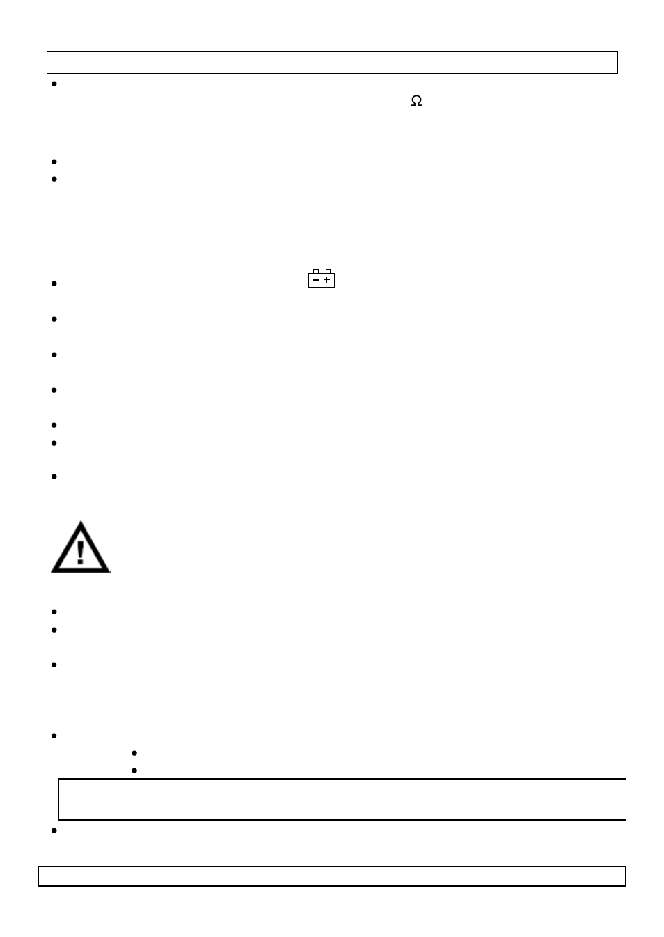 Battery, Fuses | Velleman DVM601 User Manual | Page 8 / 50