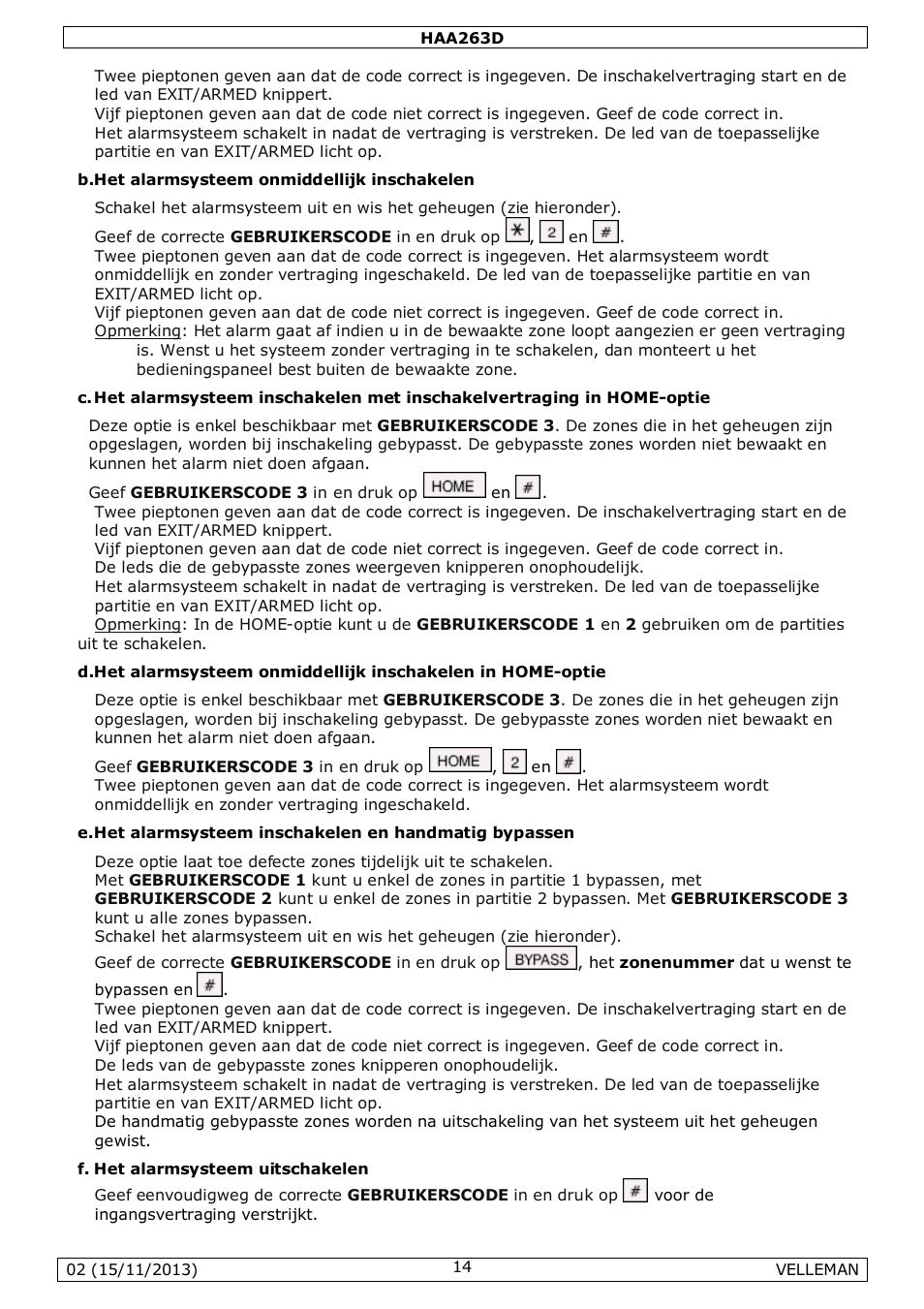 Velleman HAA263D User Manual | Page 14 / 40