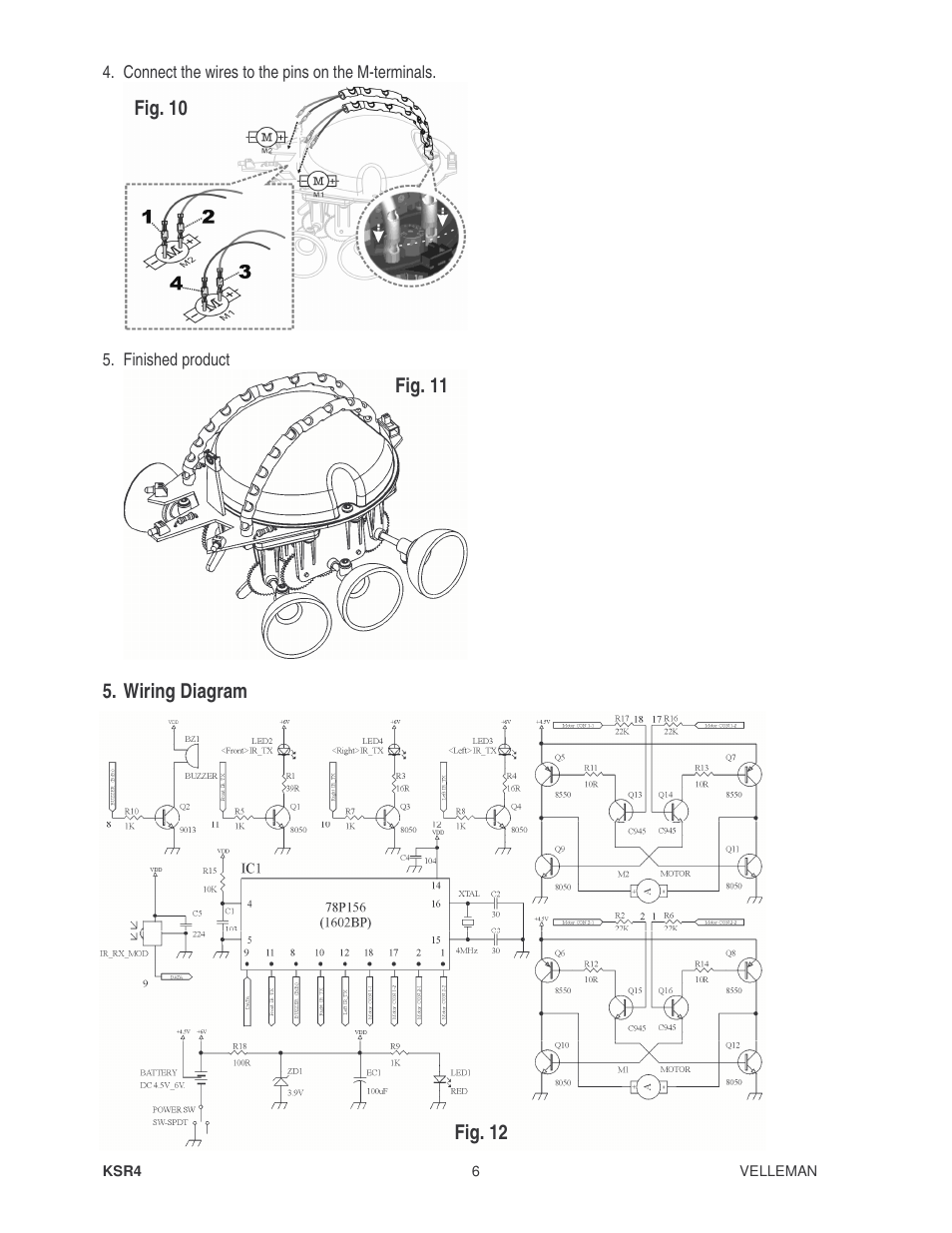 Velleman KSR4 User Manual | Page 6 / 20
