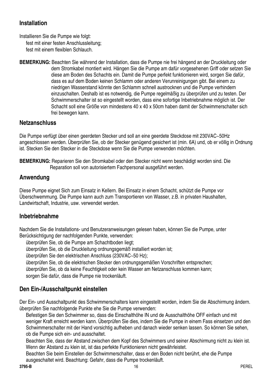 Velleman GWP1 User Manual | Page 16 / 20