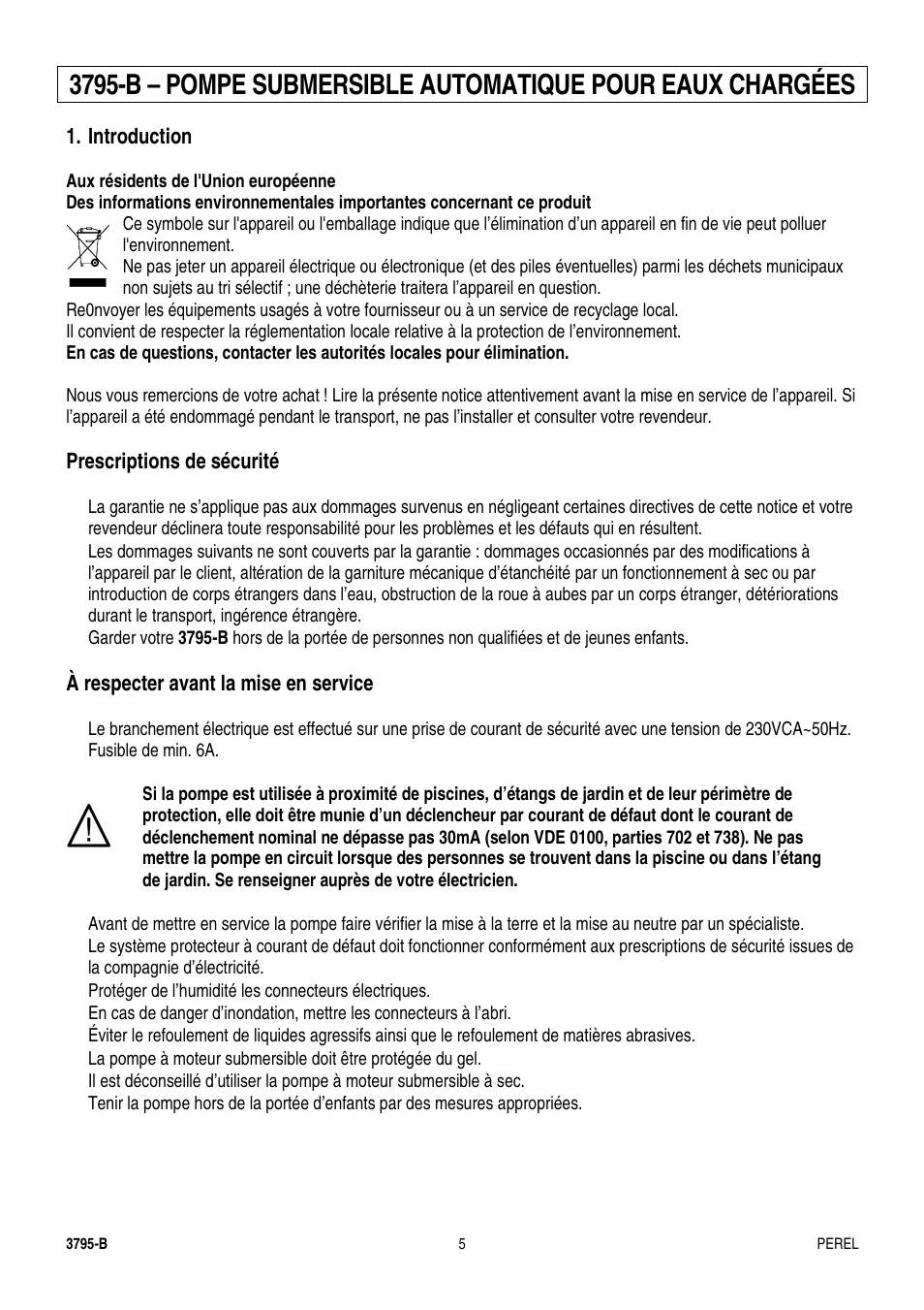 Velleman GWP1 User Manual | Page 5 / 20