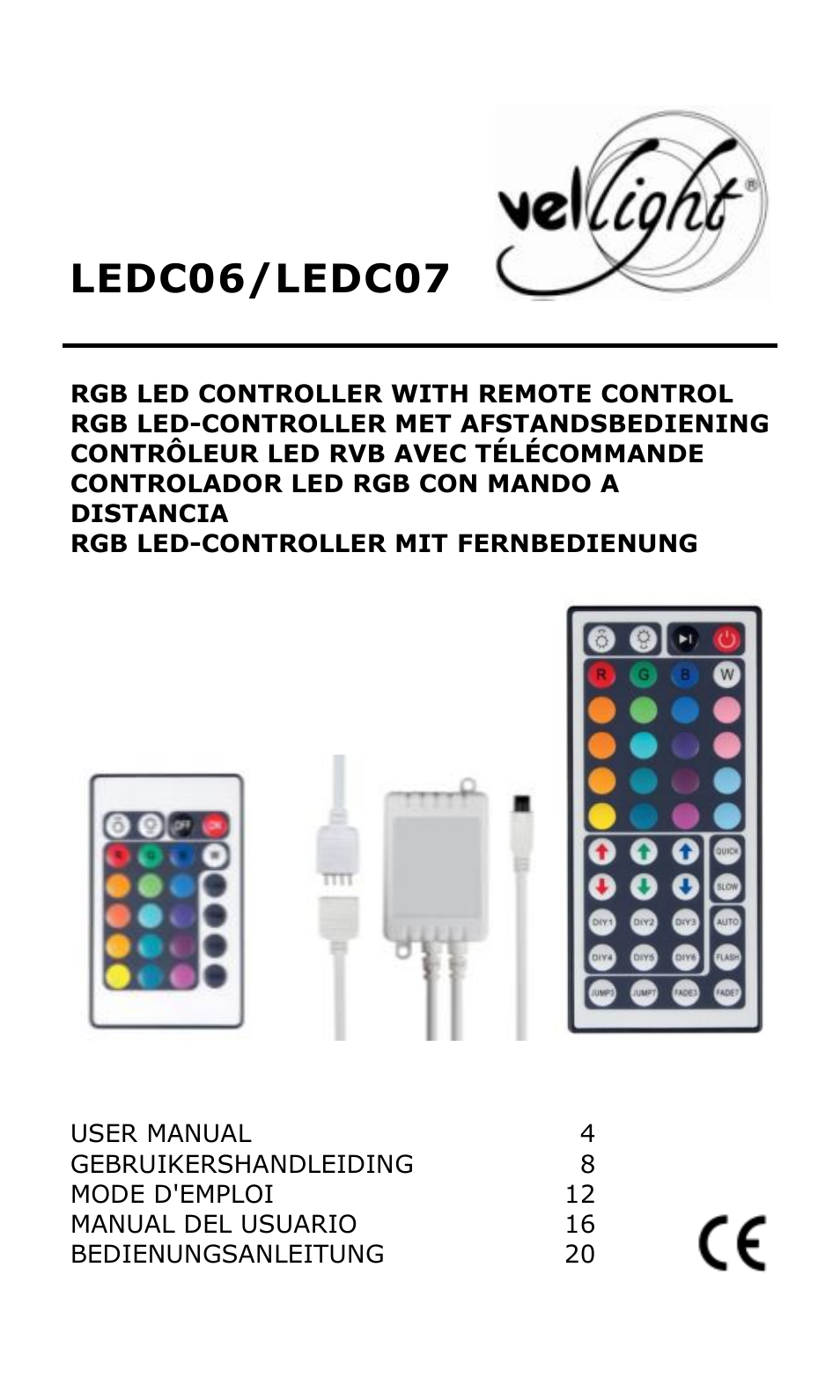 Velleman LEDC06 User Manual | 31 pages