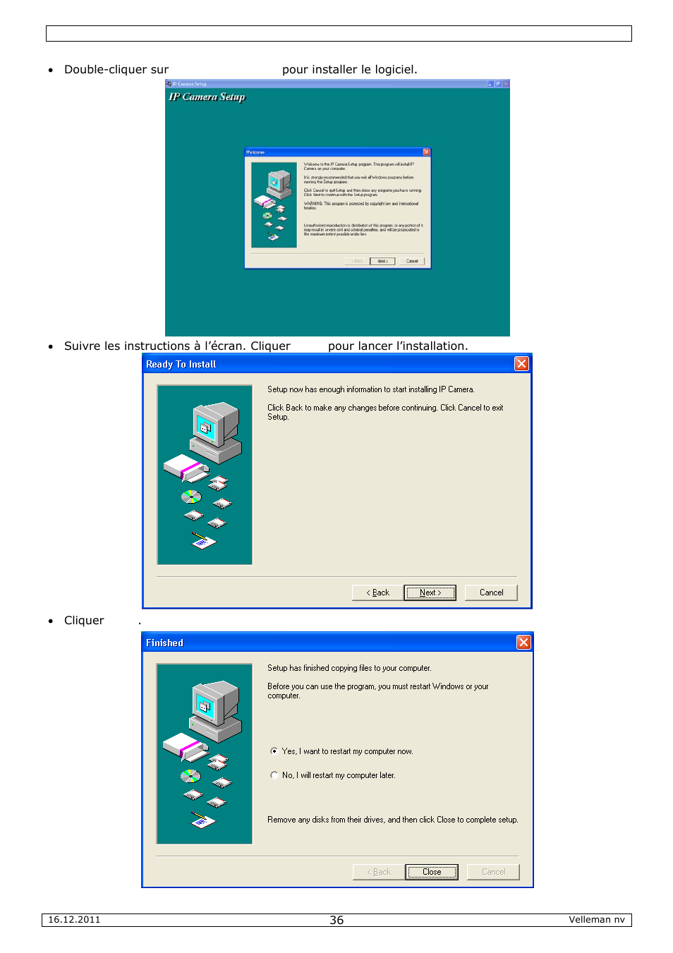 Velleman CAMIP10 User Manual | Page 36 / 102