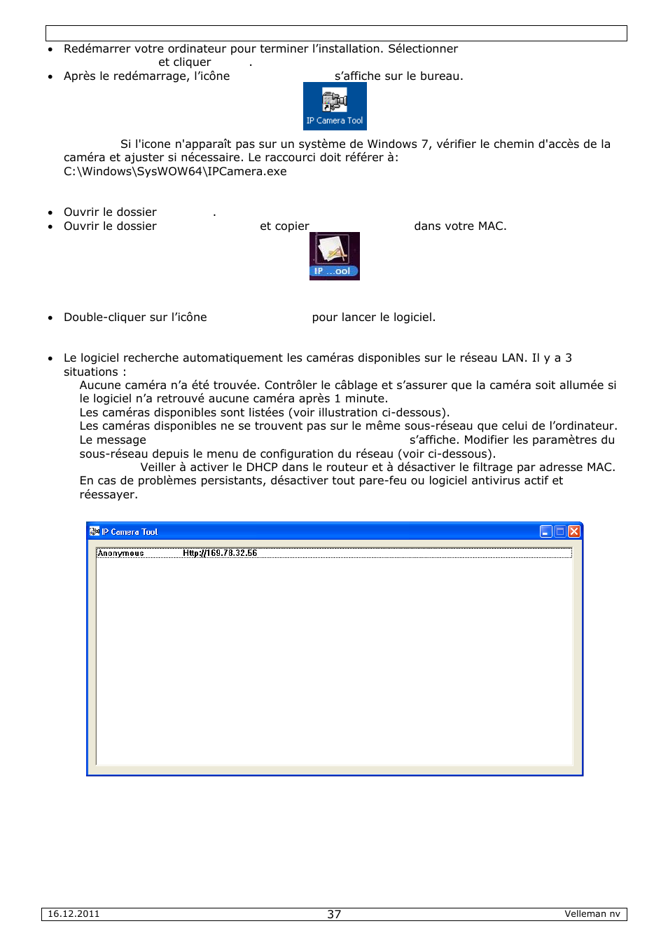 Velleman CAMIP10 User Manual | Page 37 / 102