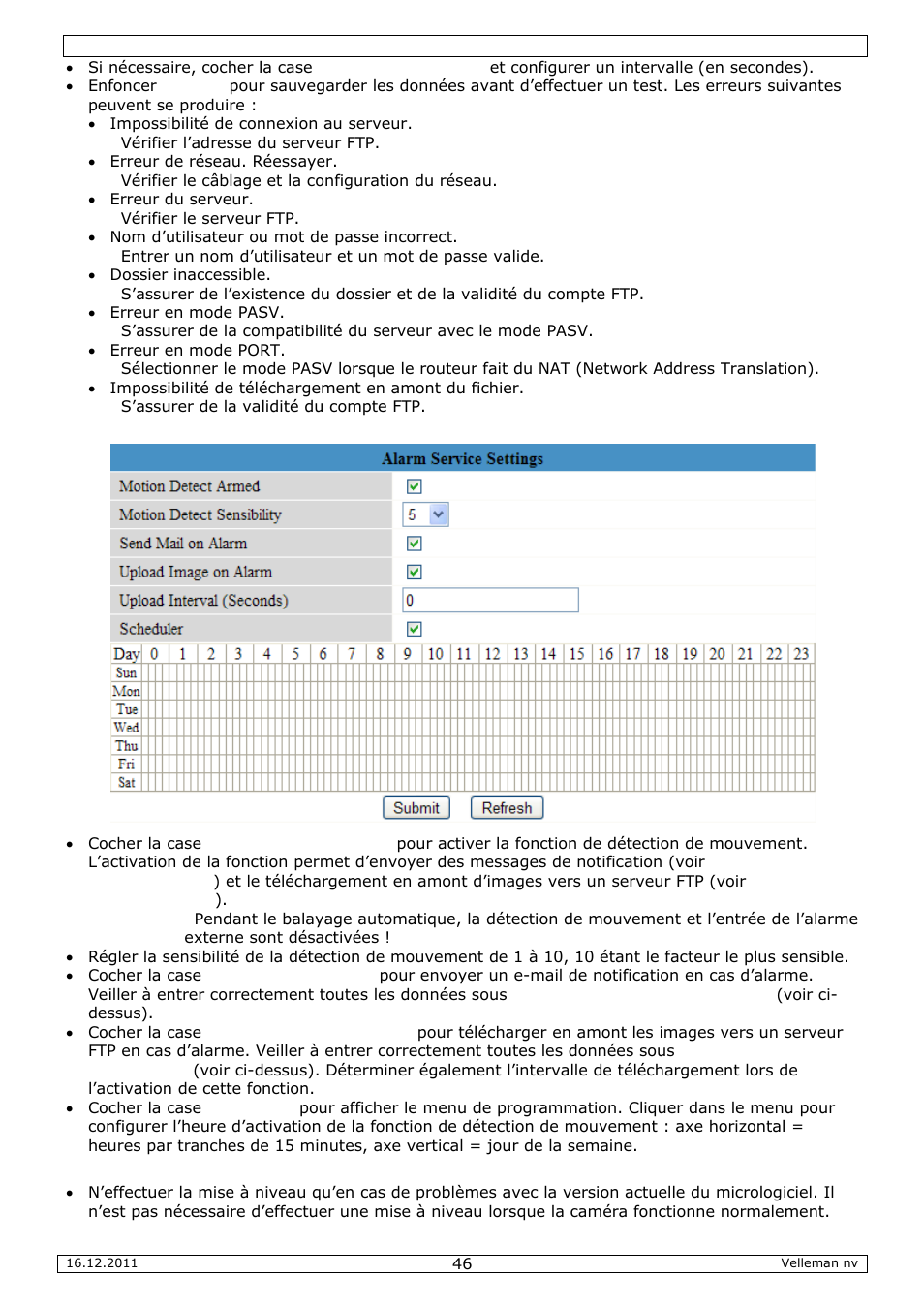 Velleman CAMIP10 User Manual | Page 46 / 102