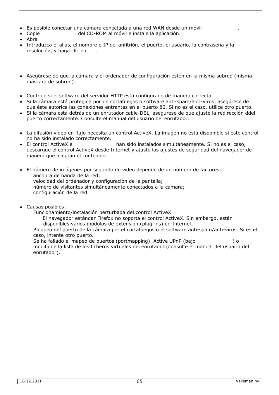 Velleman CAMIP10 User Manual | Page 65 / 102