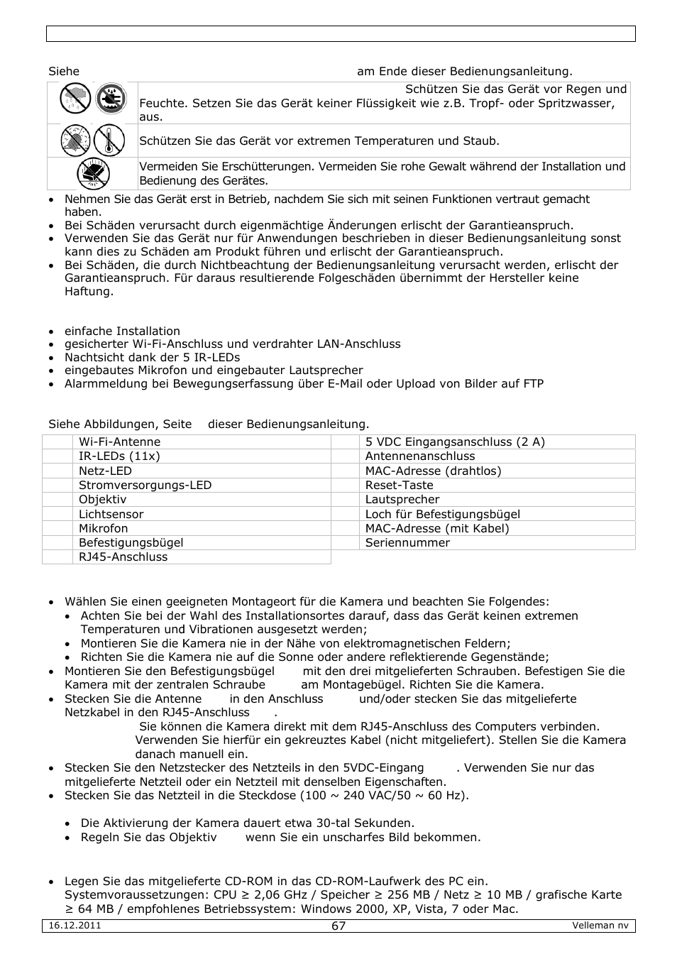 Velleman CAMIP10 User Manual | Page 67 / 102