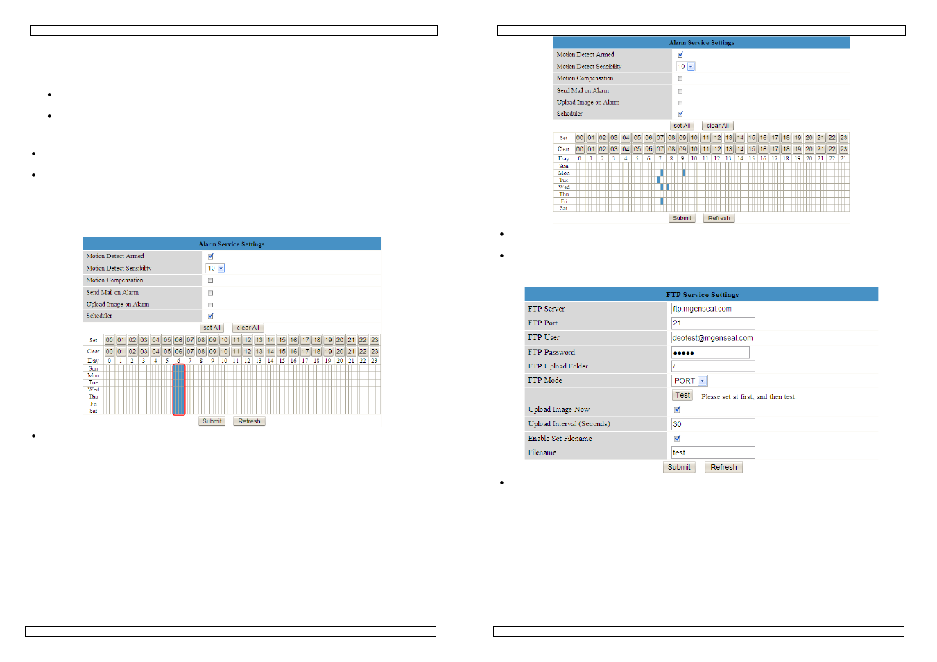 Upnp automatische port-forwarding, Alarmbereik, Functie bestandsnaam onder ftp | Velleman CAMIP10 User Manual | Page 92 / 102