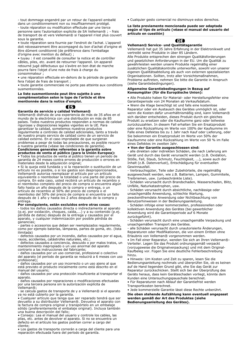 Velleman DVBTUSB2 User Manual | Page 58 / 58