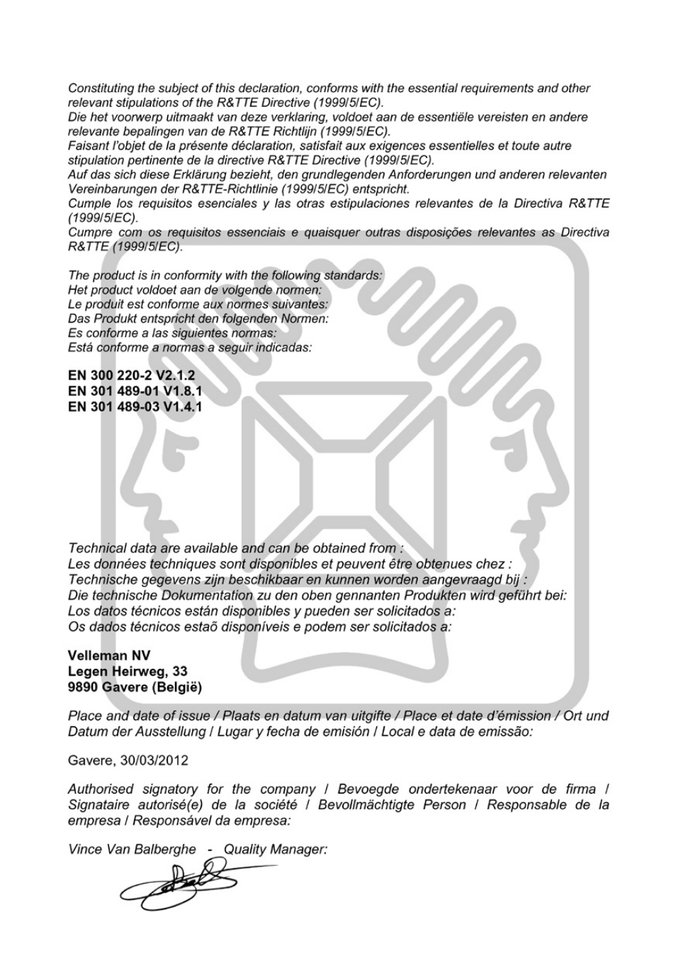 Velleman EDB5 User Manual | Page 22 / 28