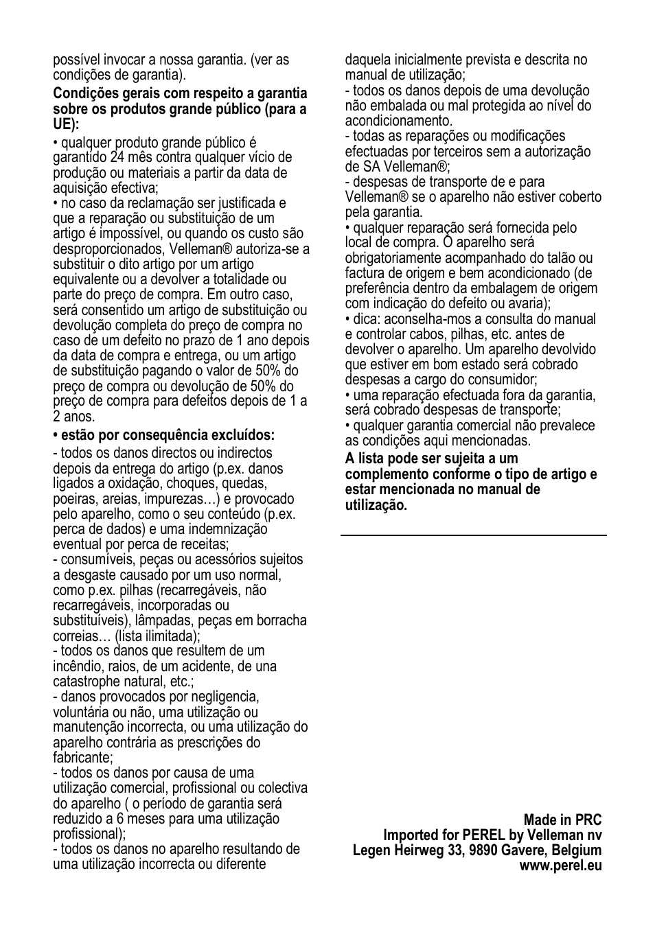 Velleman EDB5 User Manual | Page 28 / 28