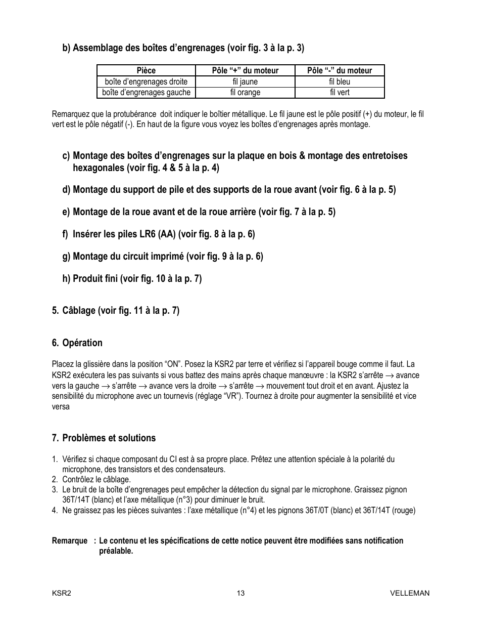 Velleman KSR2 User Manual | Page 13 / 19