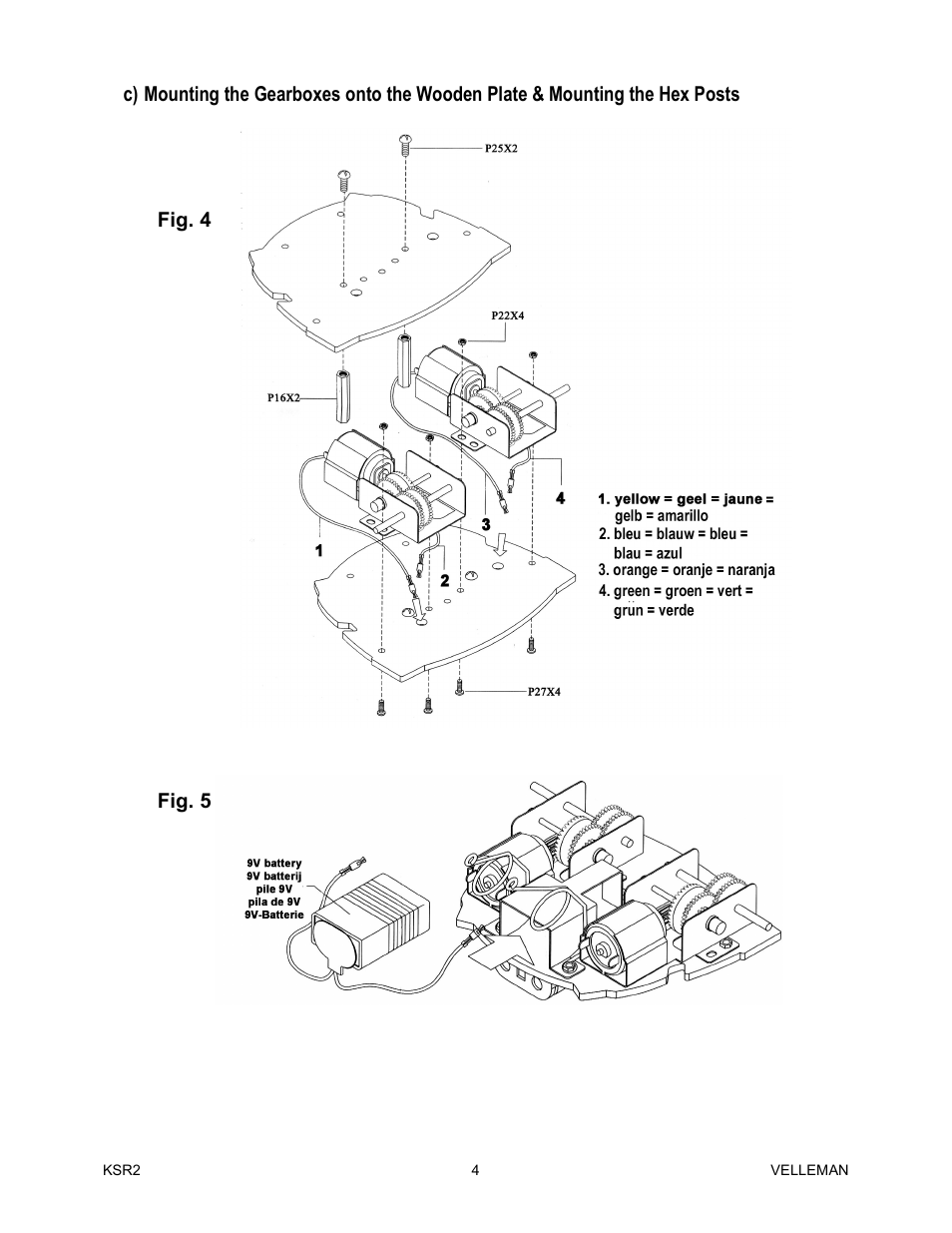 Velleman KSR2 User Manual | Page 4 / 19