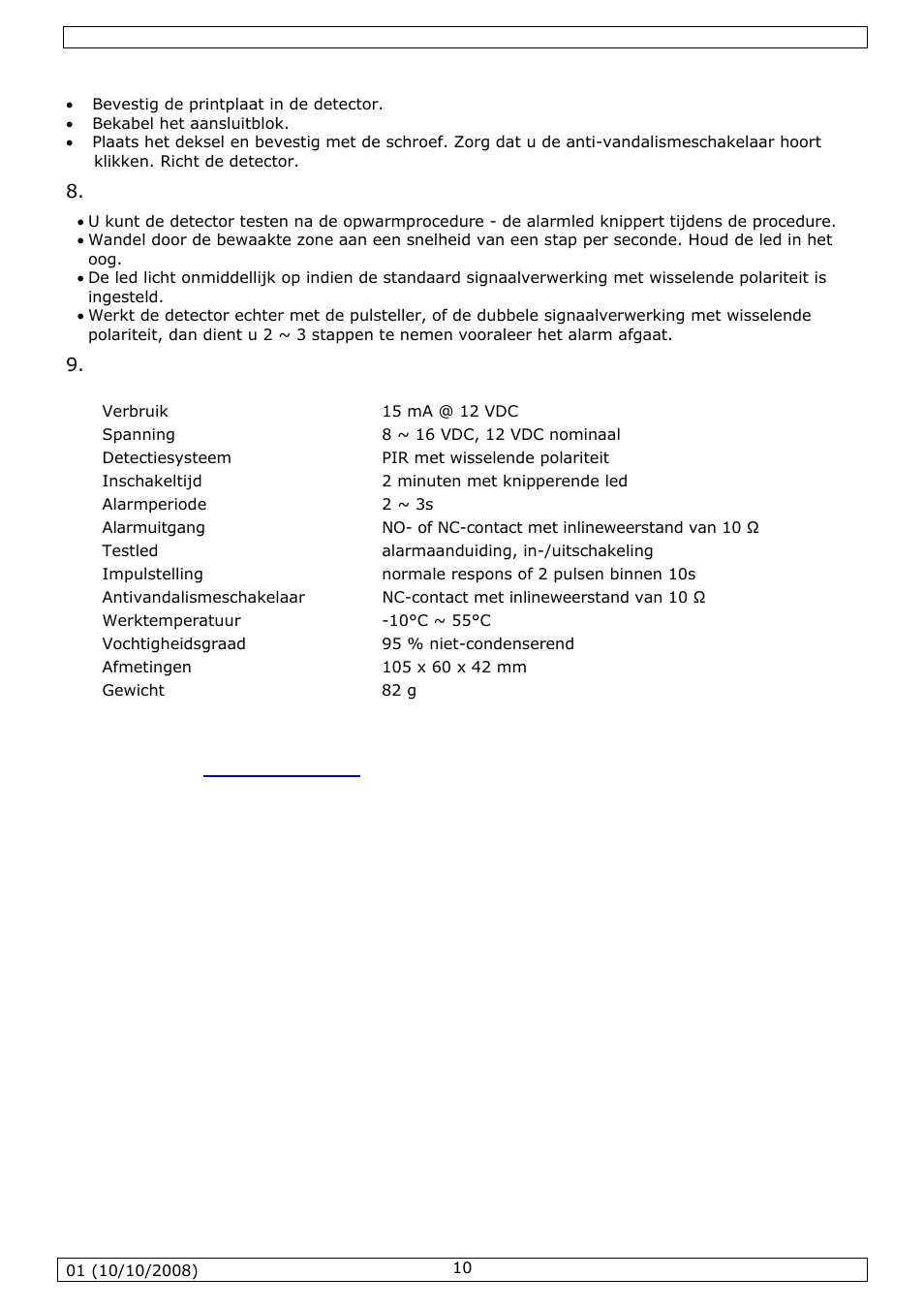 Velleman HAA52N User Manual | Page 10 / 22