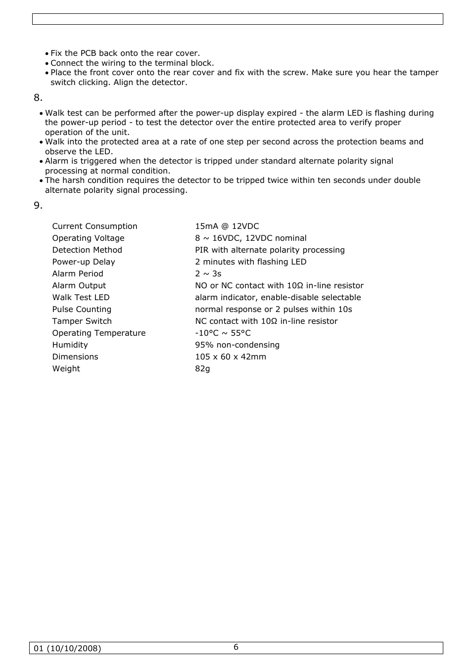 Velleman HAA52N User Manual | Page 6 / 22