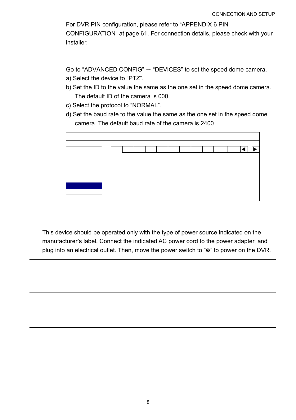 3 dvr power on | Velleman DVR16H1 User manual User Manual | Page 13 / 71