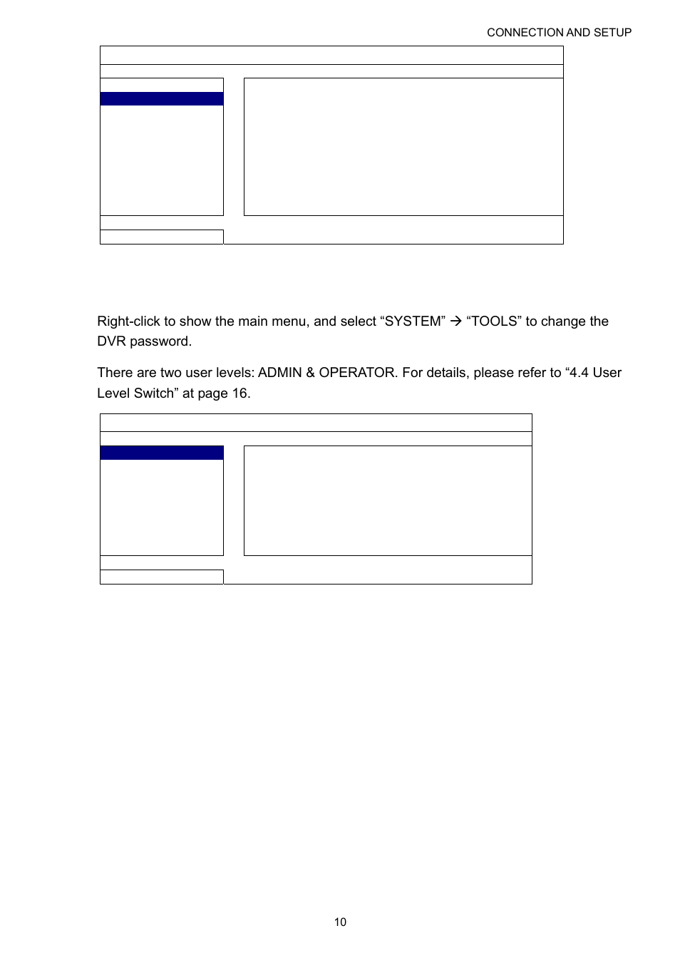 6 password setting | Velleman DVR16H1 User manual User Manual | Page 15 / 71