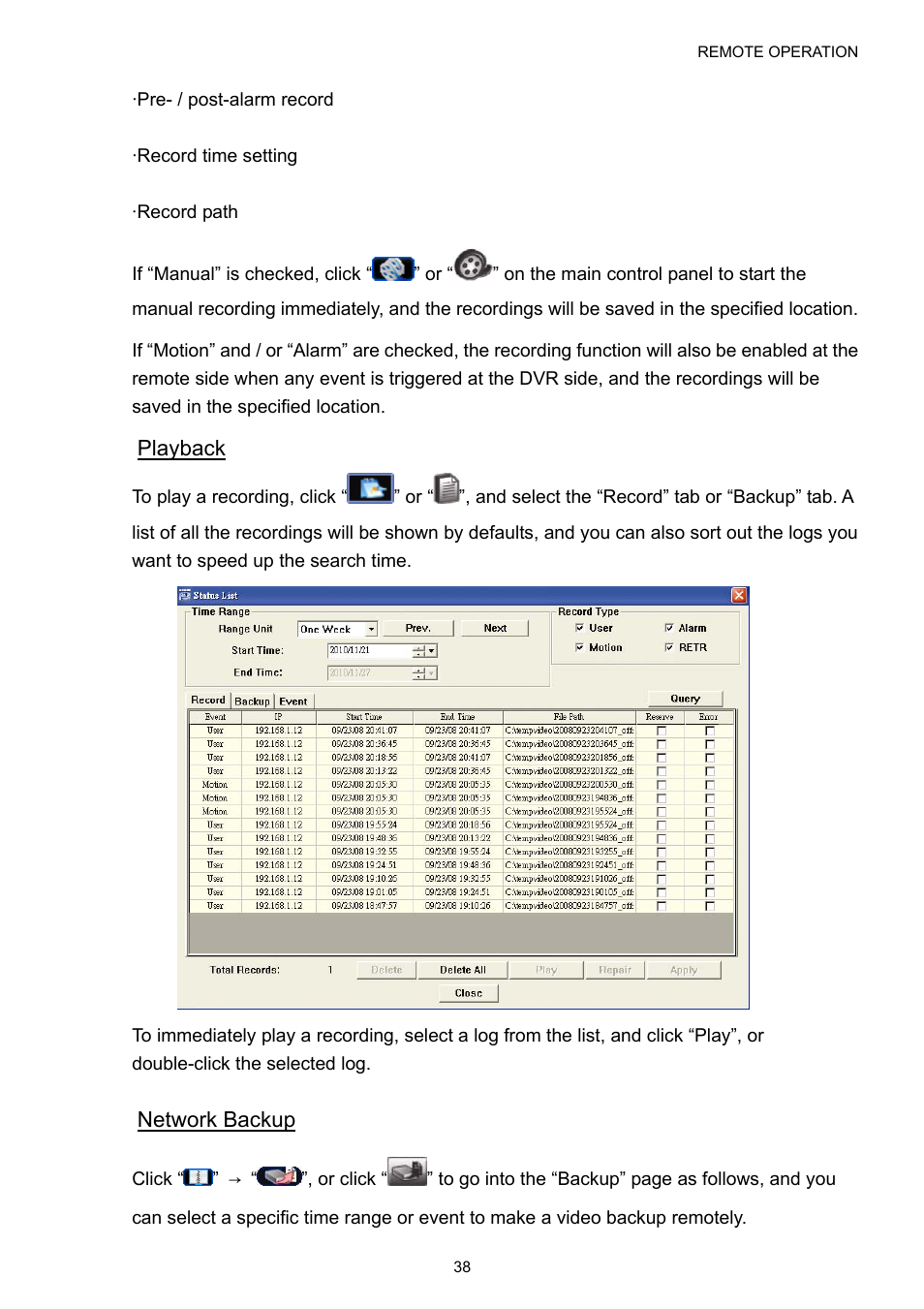 Velleman DVR16H1 User manual User Manual | Page 43 / 71