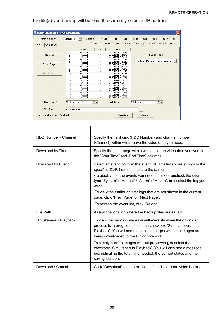Velleman DVR16H1 User manual User Manual | Page 44 / 71