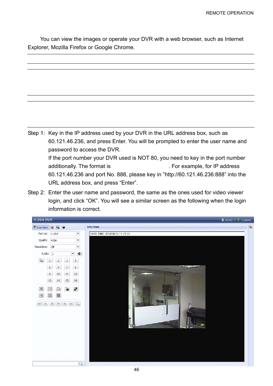 2 web browser | Velleman DVR16H1 User manual User Manual | Page 51 / 71