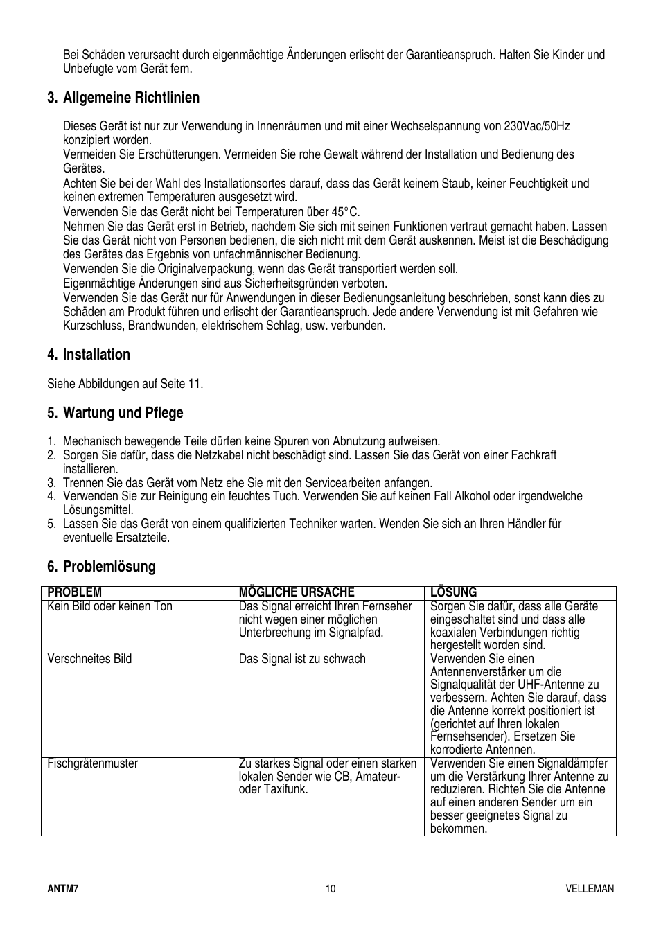 Velleman ANTM7 User Manual | Page 10 / 11