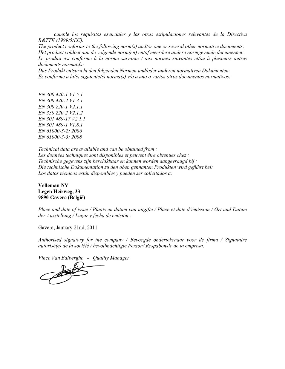 Velleman AVMOD19 User Manual | Page 30 / 33