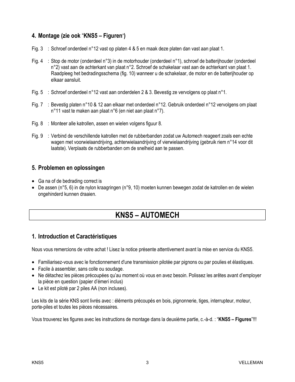 Kns5 – automech | Velleman KNS5 User Manual | Page 3 / 7