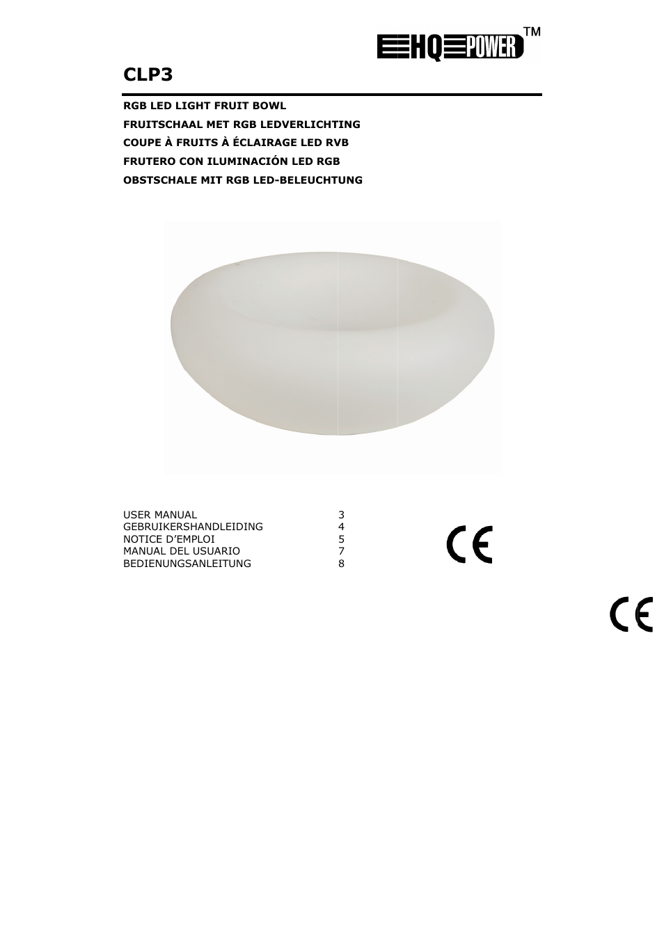 Velleman CLP3 User Manual | 11 pages