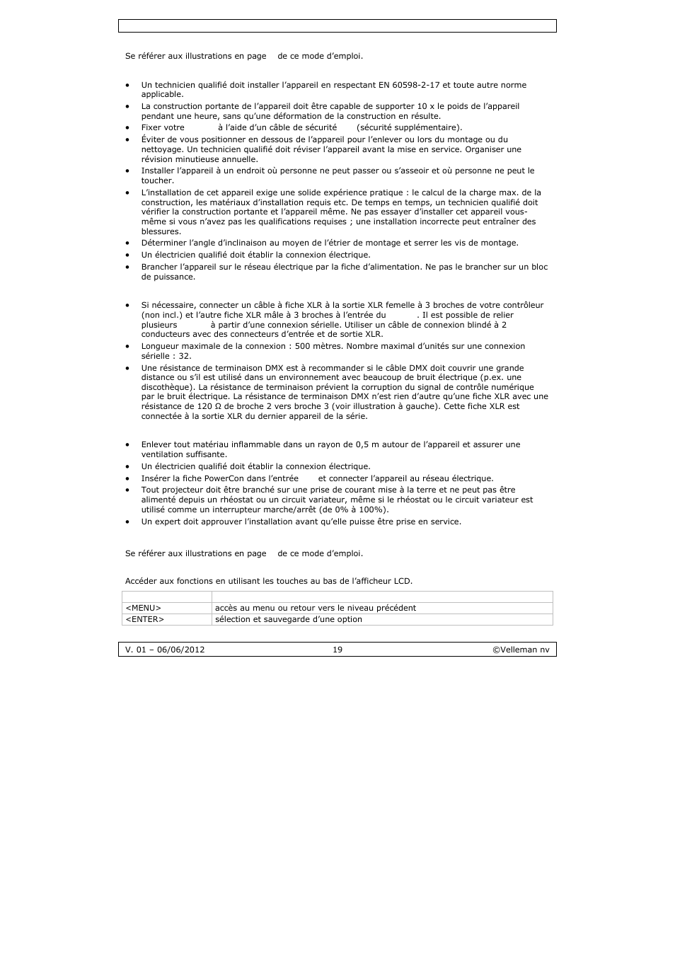 Velleman LX101 User Manual | Page 19 / 39