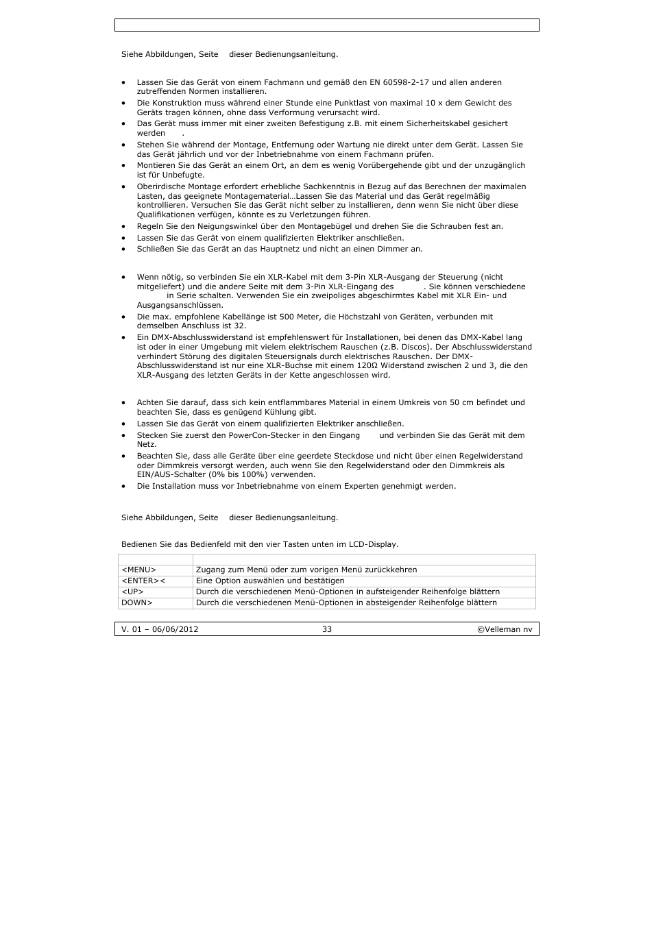 Velleman LX101 User Manual | Page 33 / 39