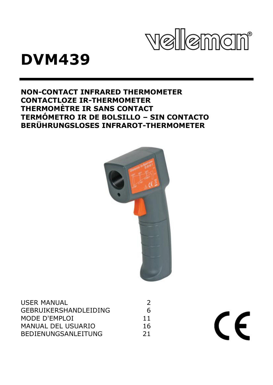 Velleman DVM439 User Manual | 28 pages