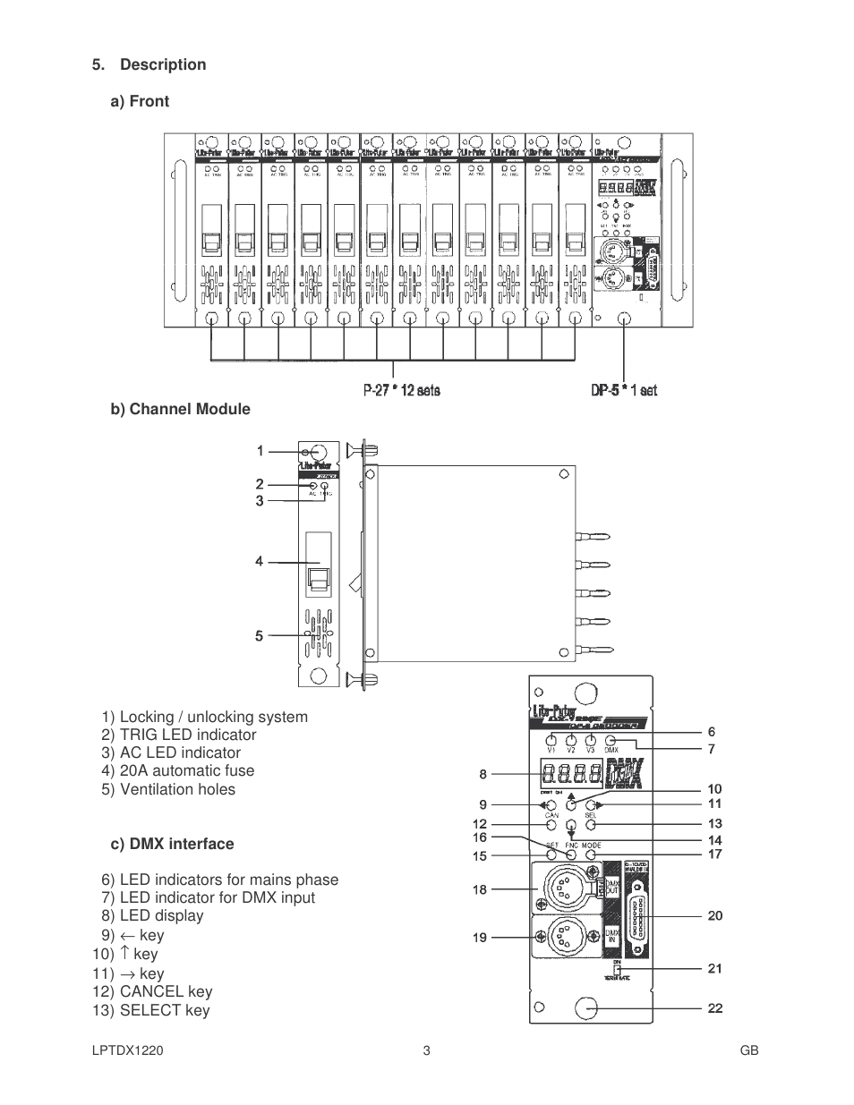 Velleman LPTDX1220 User Manual | Page 3 / 14