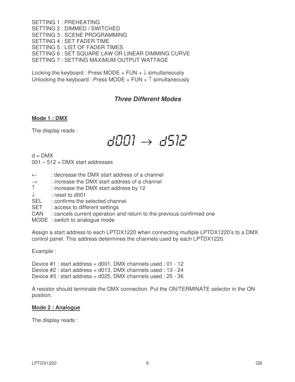 Velleman LPTDX1220 User Manual | Page 6 / 14