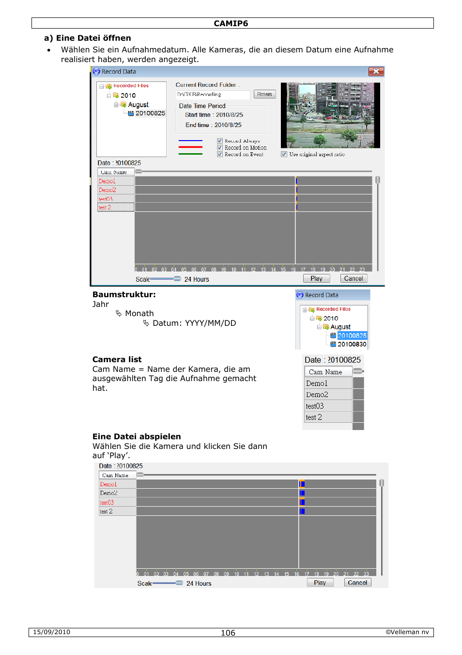 Velleman CAMIP6 User Manual | Page 106 / 115