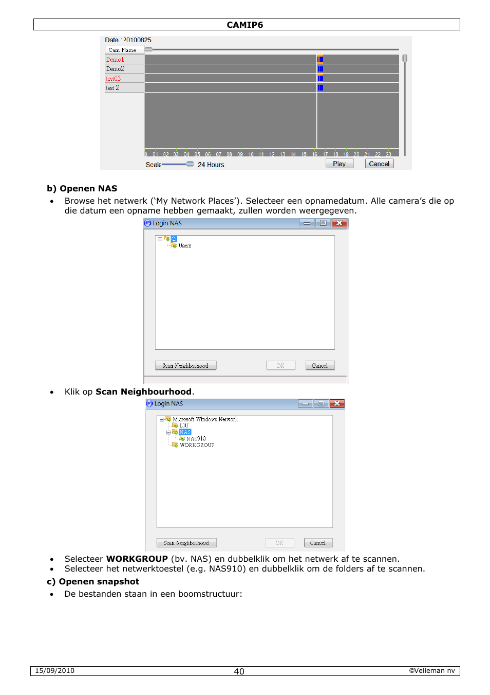 Velleman CAMIP6 User Manual | Page 40 / 115