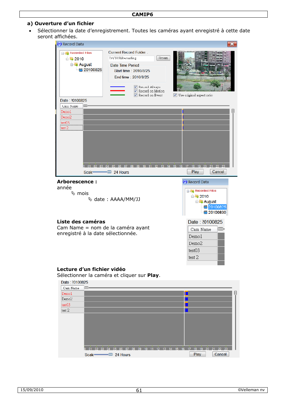 Velleman CAMIP6 User Manual | Page 61 / 115