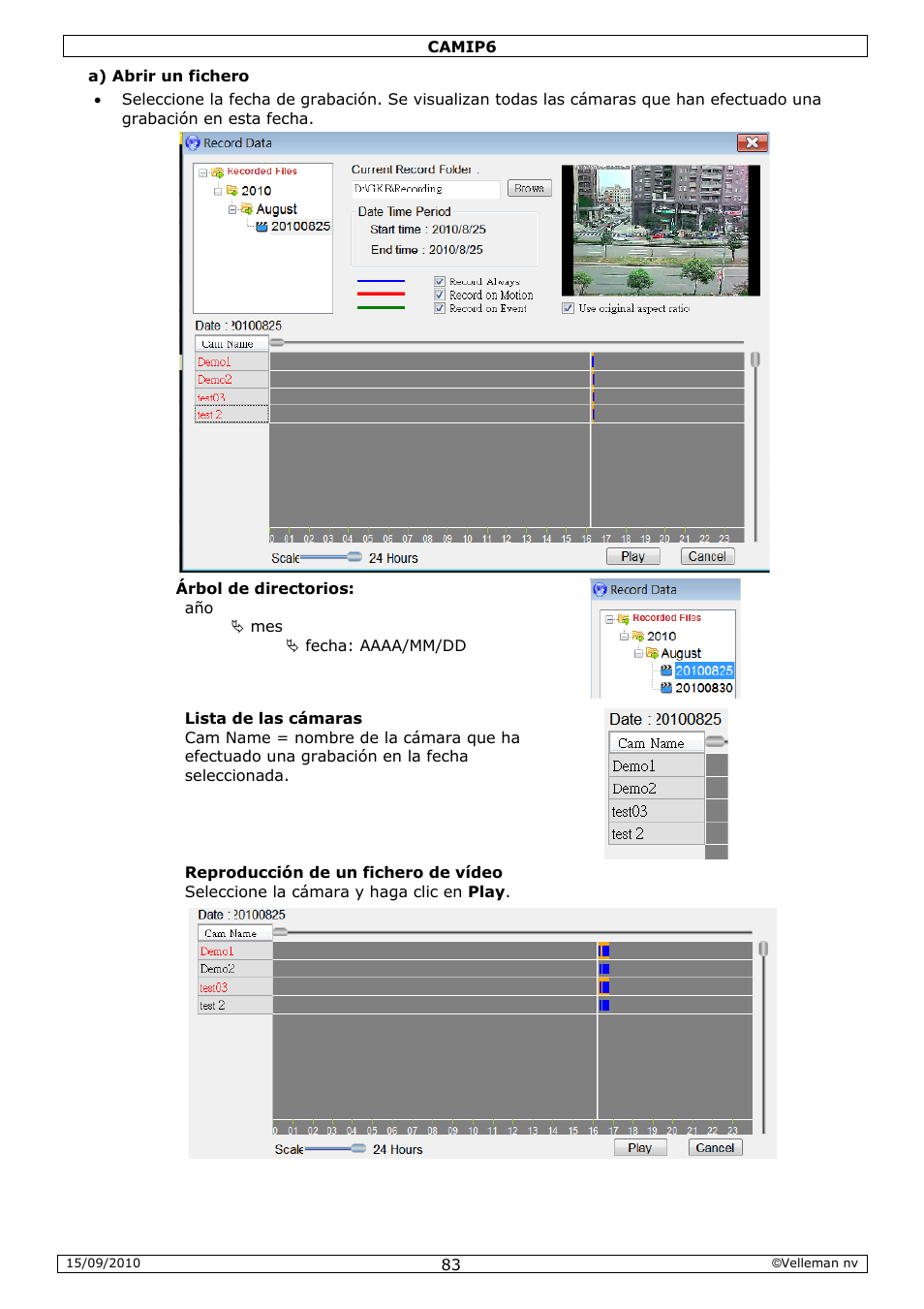 Velleman CAMIP6 User Manual | Page 83 / 115