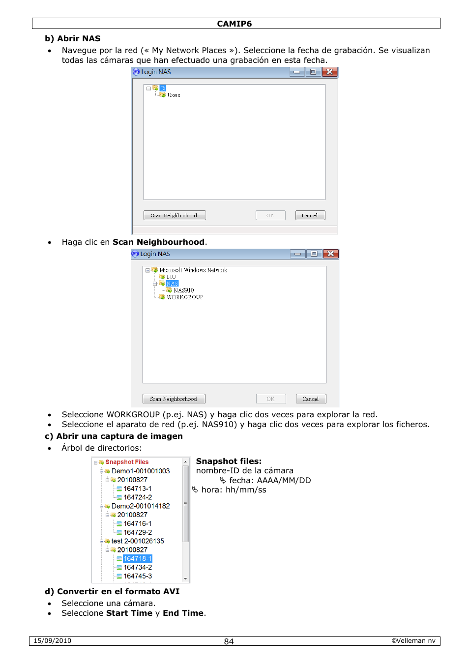 Velleman CAMIP6 User Manual | Page 84 / 115