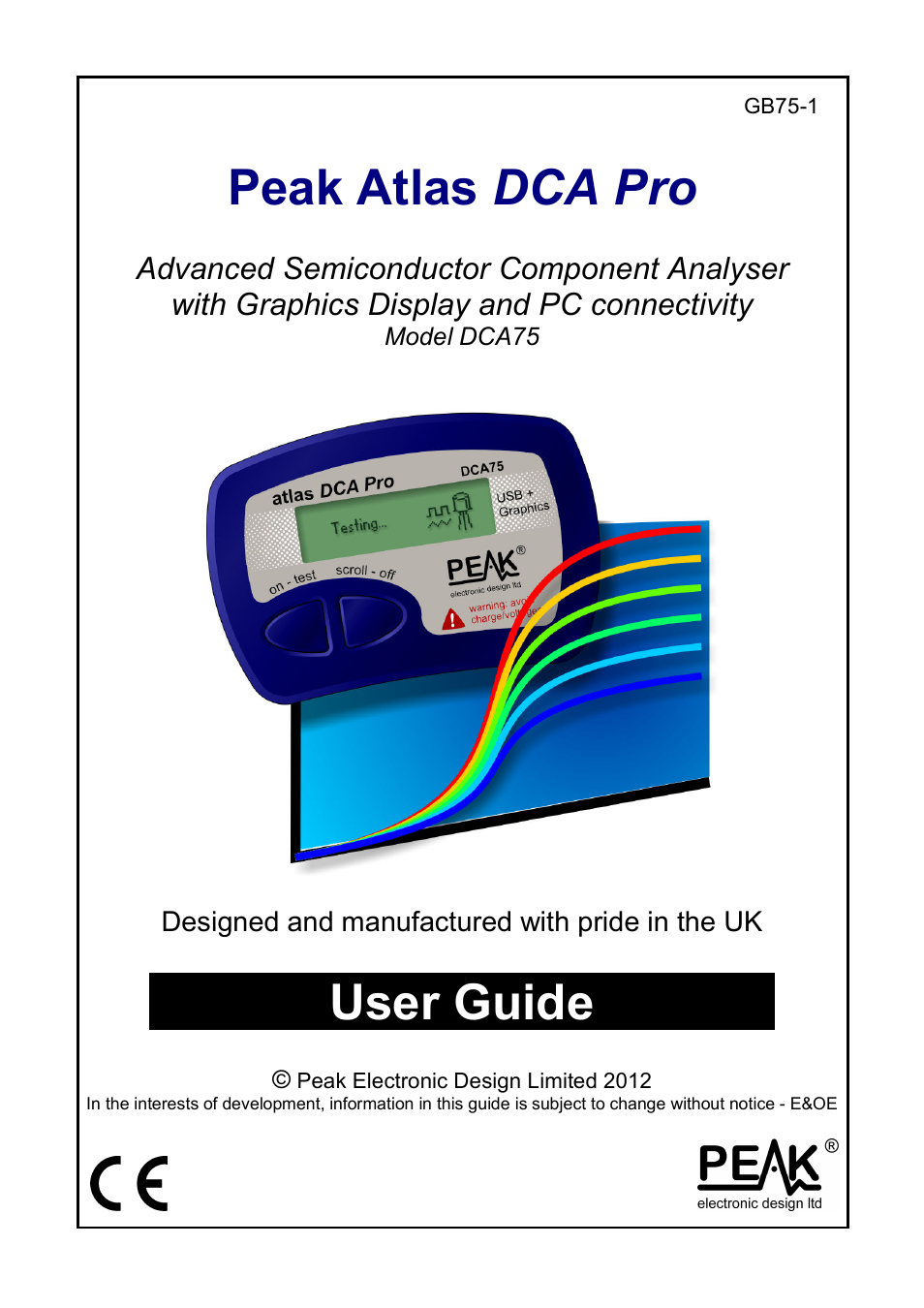 Velleman DCA75 User Manual | 46 pages