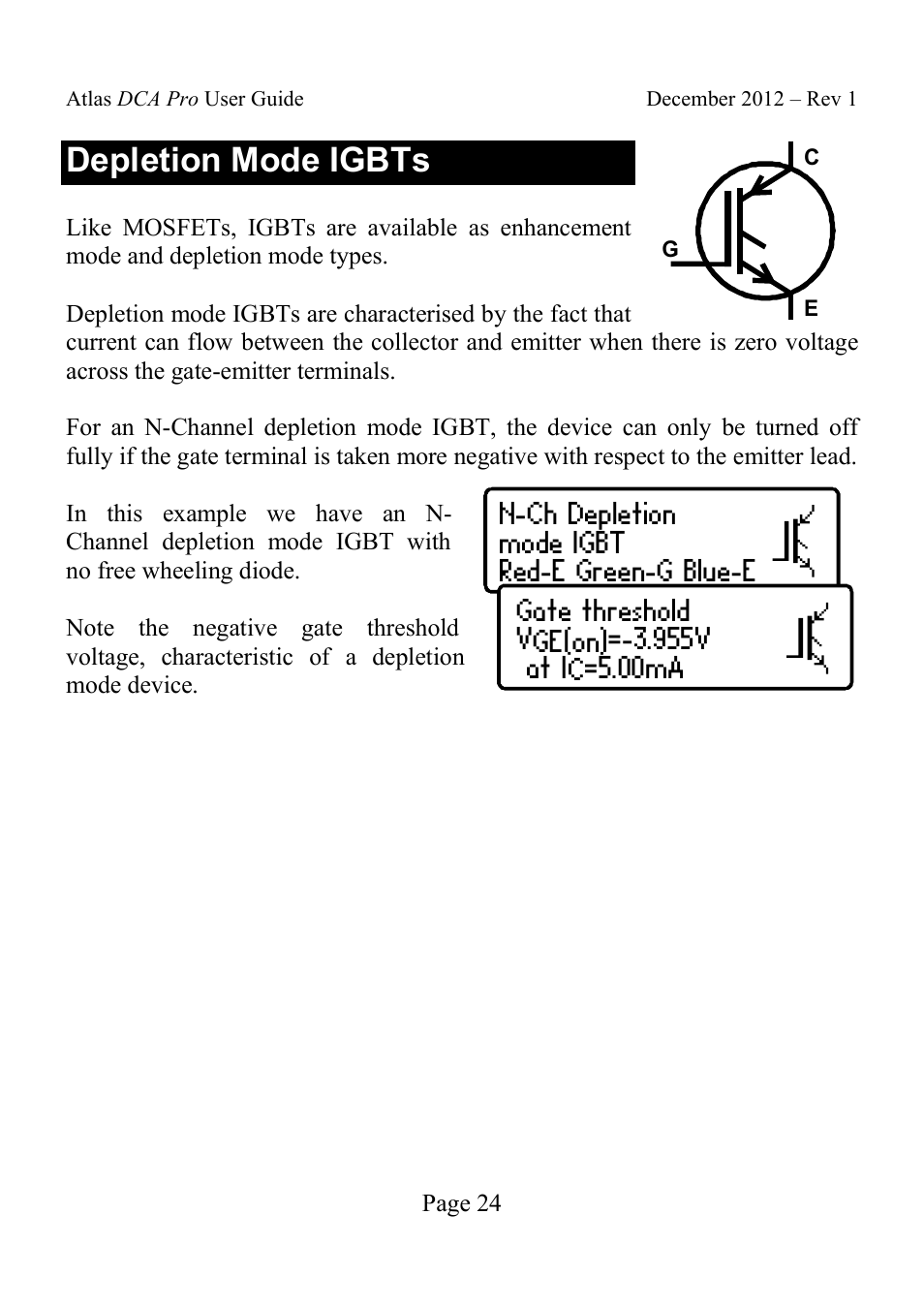 Depletion mode igbts | Velleman DCA75 User Manual | Page 24 / 46