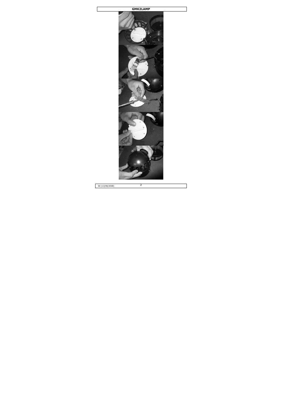 Velleman GMK1LAMP User Manual | Page 2 / 8