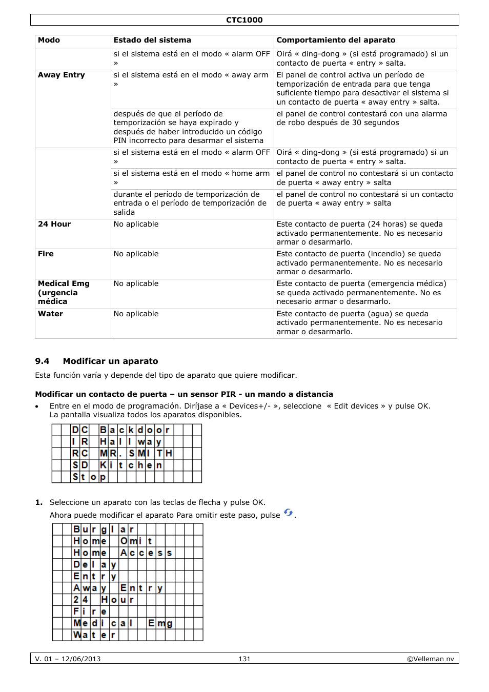 4 modificar un aparato | Velleman CTC1000 User Manual | Page 131 / 223