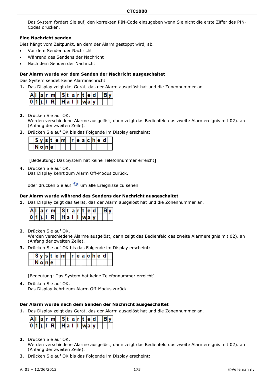 Eine nachricht senden | Velleman CTC1000 User Manual | Page 175 / 223