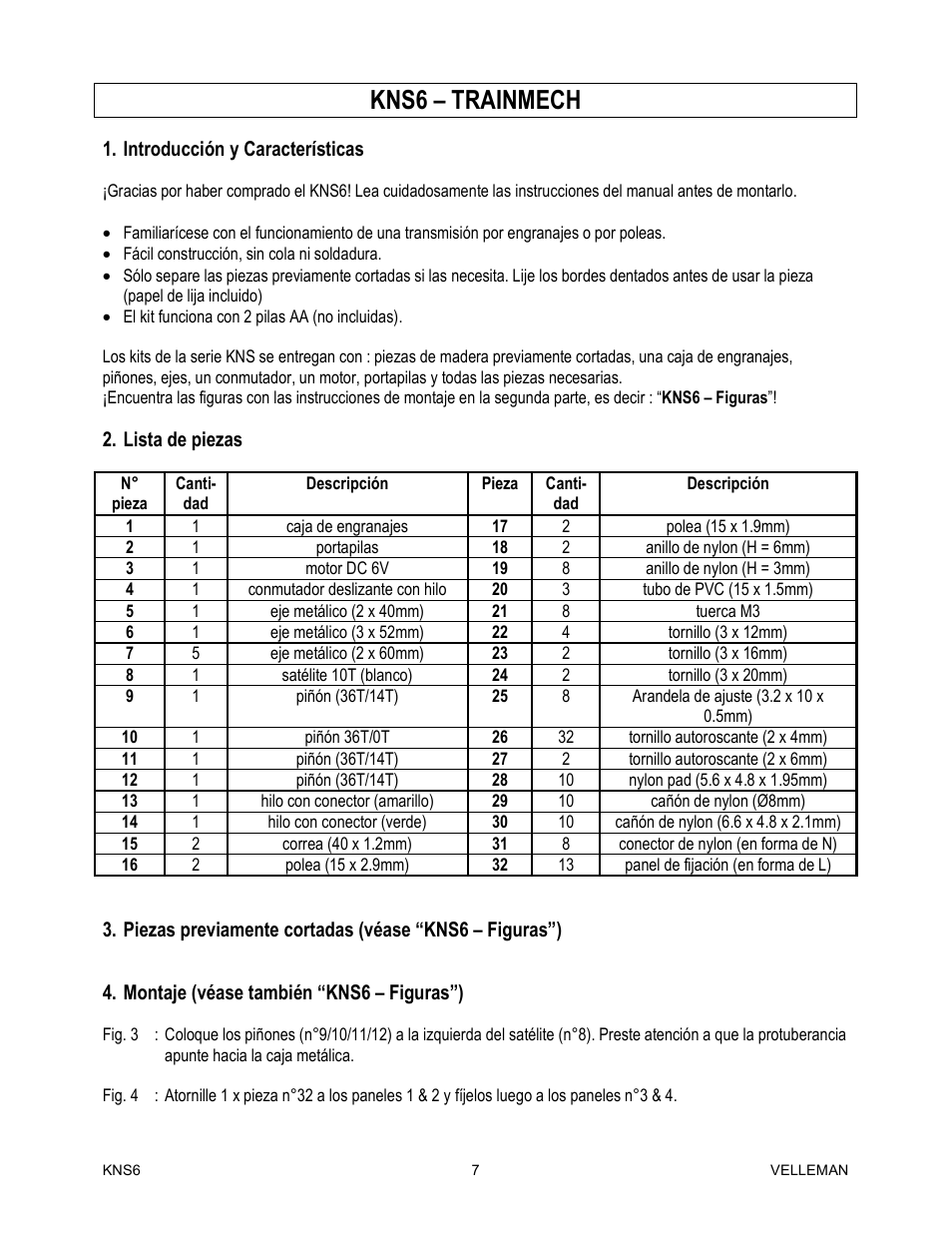 Kns6 – trainmech | Velleman KNS6 User Manual | Page 7 / 8