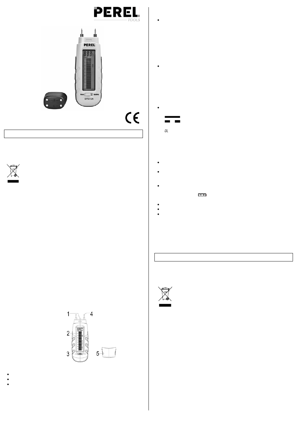 Velleman EVM125 User Manual | 4 pages