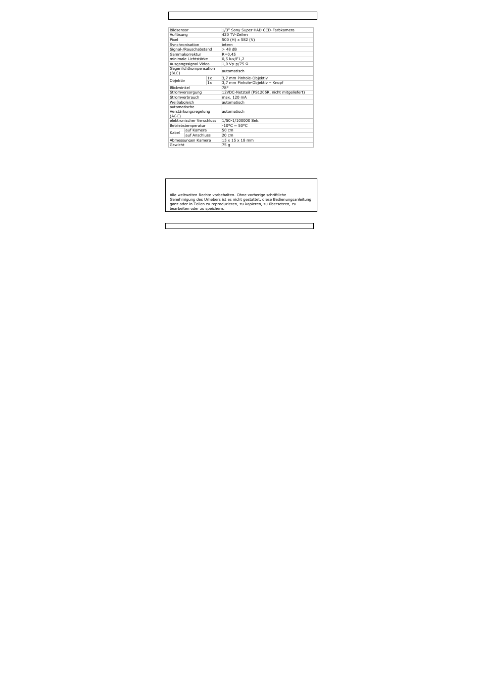 Velleman CAMCOLH3 User Manual | Page 12 / 17